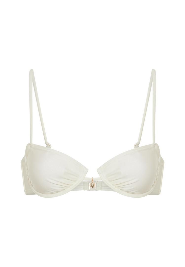 LSCN by Lascana LSCN by Lascana B&uuml;gel-Bikini-Top Bikini Oberteil Damen - creme - 0 | SportScheck