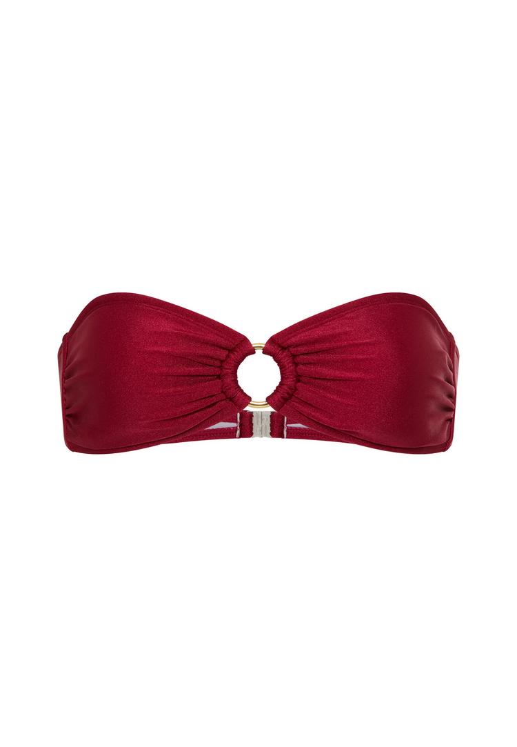 LSCN by Lascana LSCN by Lascana Bandeau-Bikini-Top Bikini Oberteil Damen - red wine - 0 | SportScheck