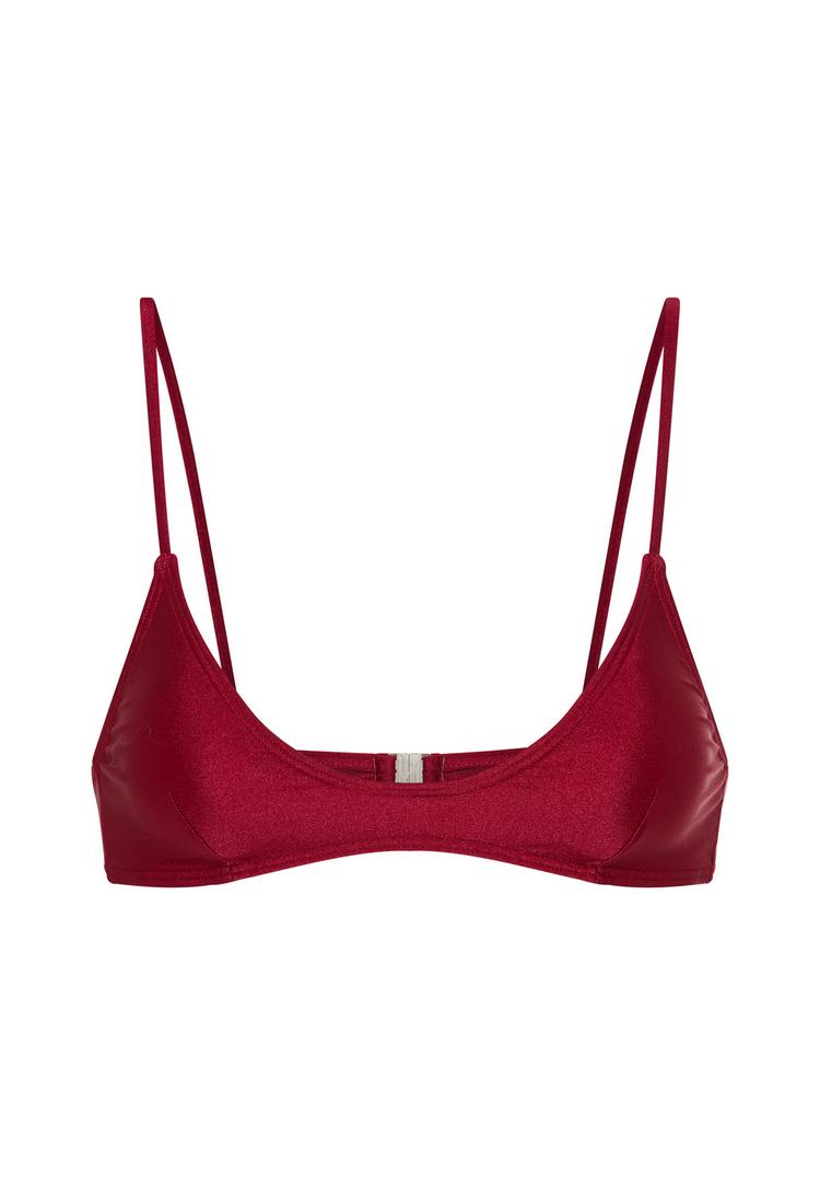 LSCN by Lascana LSCN by Lascana Bustier-Bikini-Top Bikini Oberteil Damen - red wine - 0 | SportScheck