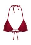LSCN by Lascana Triangel-Bikini-Top Bikini Oberteil Damen - red wine