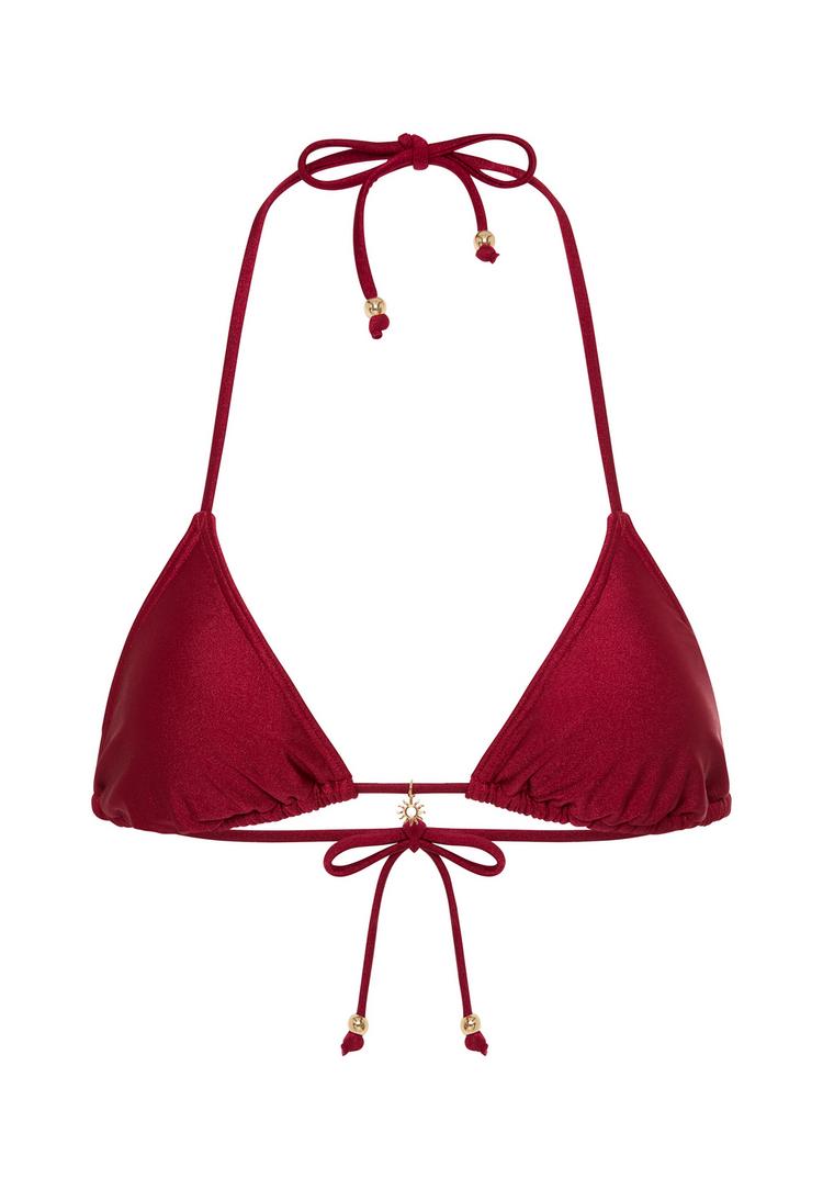 LSCN by Lascana LSCN by Lascana Triangel-Bikini-Top Bikini Oberteil Damen - red wine - 0 | SportScheck