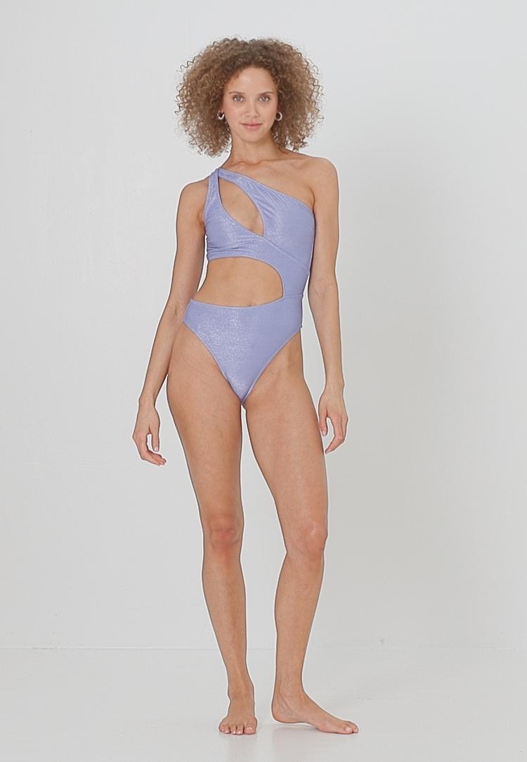 LSCN by Lascana LSCN by Lascana Badeanzug Badeanzug Damen - lilac frost - 1 | SportScheck