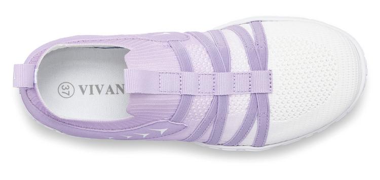 Vivance Vivance Sneaker Sneaker Damen - lila/wei&szlig; - 3 | SportScheck