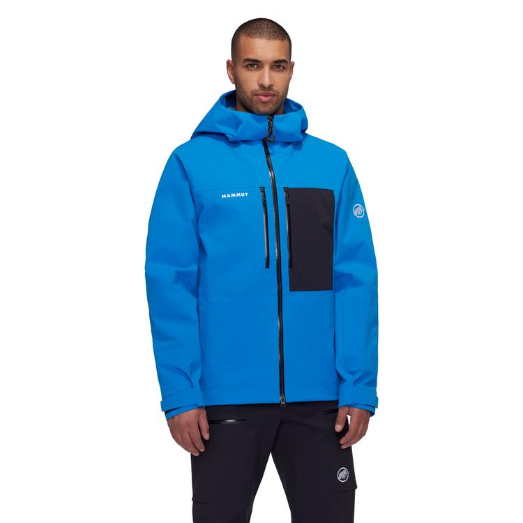 Mammut Mammut Stoney Hooded Hardshelljacke Herren - glacier blue-black - 0 | SportScheck
