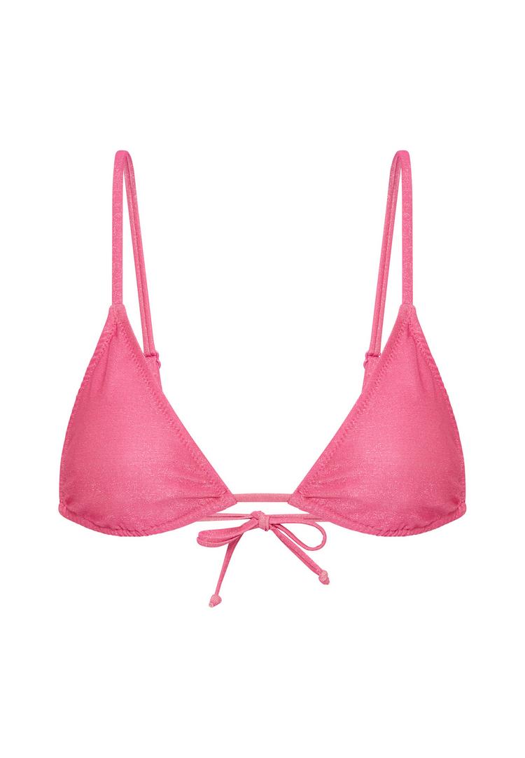 LSCN by Lascana LSCN by Lascana Triangel-Bikini-Top Bikini Oberteil Damen - pink glitter - 0 | SportScheck
