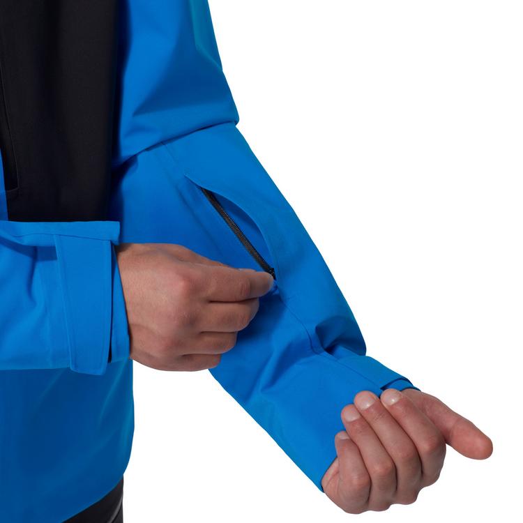 Mammut Mammut Stoney Hooded Hardshelljacke Herren - glacier blue-black - 0 | SportScheck