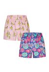 Lousy Livin 2Pack Boxershorts Butterfly & Unterhose Herren - Pink Fly