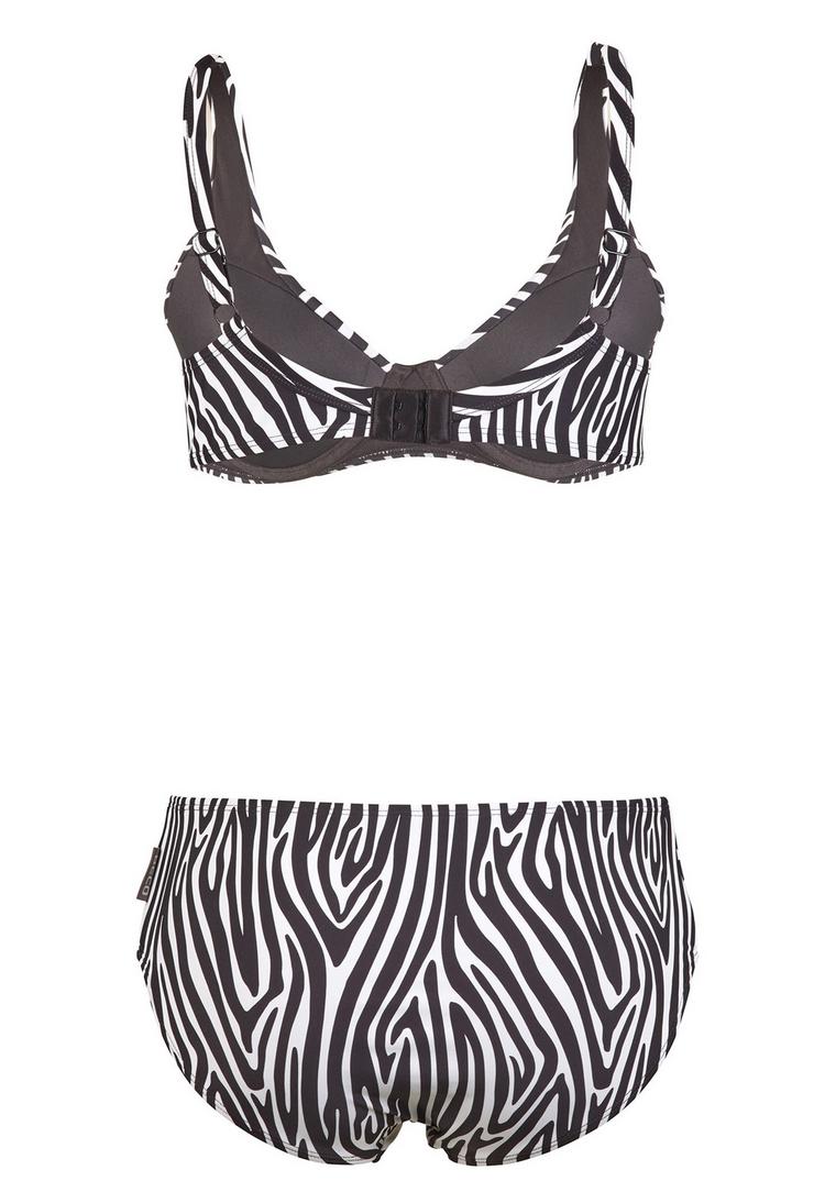 BECO BEERMANN BECO BEERMANN Zebra Vibes Bikini Set Damen - schwarz-wei&szlig; - 1 | SportScheck
