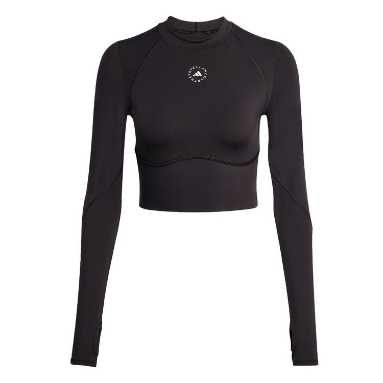 adidas adidas adidas By Stella McCartney Croptop Damen - Black - 0 | SportScheck