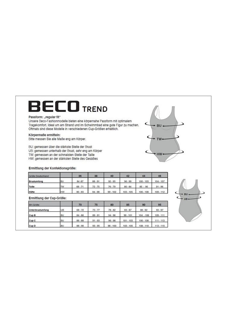 BECO BEERMANN BECO BEERMANN BECO-Basic Badeanzug Damen - marine - 2 | SportScheck