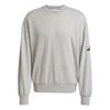 adidas Essentials Loose Fit 3 Bar Logo Sweatshirt Herren - Medium Grey Heather / Black
