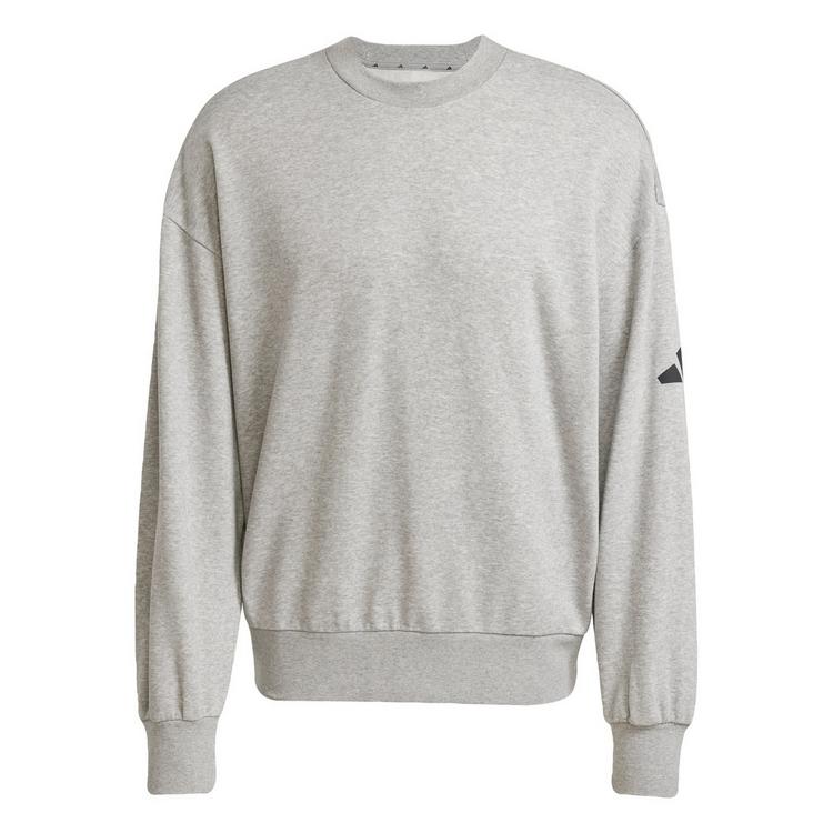 adidas adidas Essentials Loose Fit 3 Bar Logo Sweatshirt Herren - Medium Grey Heather / Black - 0 | SportScheck