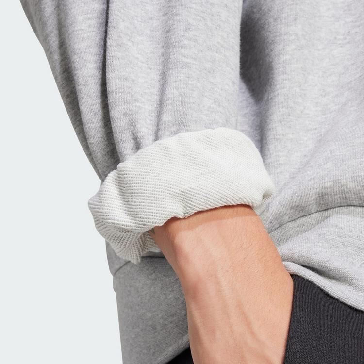 adidas adidas Essentials Loose Fit 3 Bar Logo Sweatshirt Herren - Medium Grey Heather / Black - 0 | SportScheck