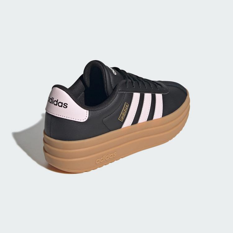 adidas adidas VL Court Bold Schuh Fitnessschuhe Damen - Core Black / Distilled Pink / Gold Metallic - 4 | SportScheck