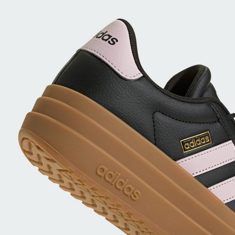 adidas adidas VL Court Bold Schuh Fitnessschuhe Damen - Core Black / Distilled Pink / Gold Metallic - 7 | SportScheck