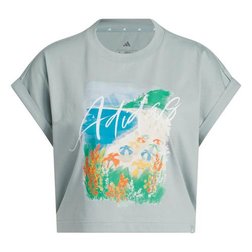 adidas SUMMER ROMANCE GRAPHIC T-SHIRT T-Shirt Damen