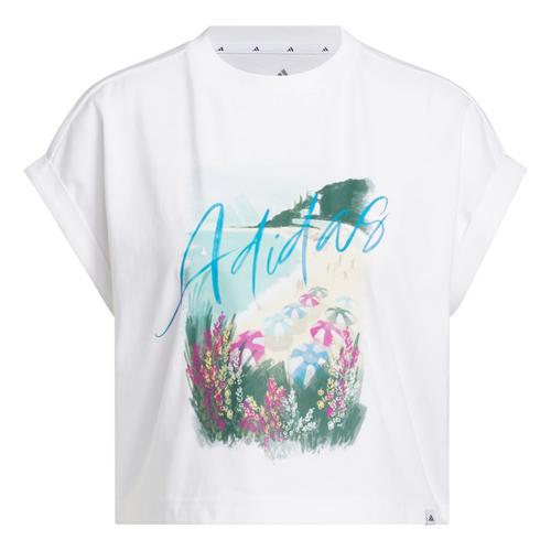adidas SUMMER ROMANCE GRAPHIC T-SHIRT T-Shirt Damen