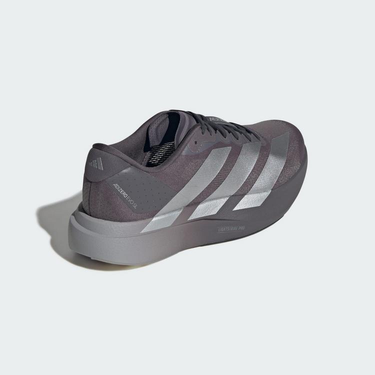adidas adidas Adizero EVO SL Schuh Laufschuhe Herren - Grey Strata / Silver Metallic / Light Granite - 4 | SportScheck