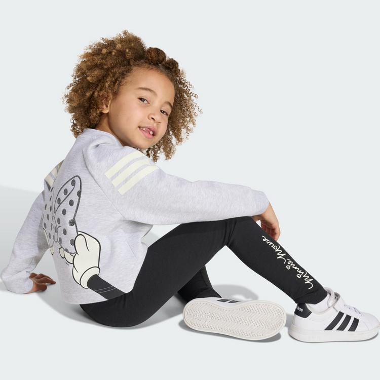 adidas adidas ADIDAS DISNEY MINNIE MAUS JOGGINGANZUG Trainingsanzug Kinder - Light Grey Heather / Off White - 0 | SportScheck