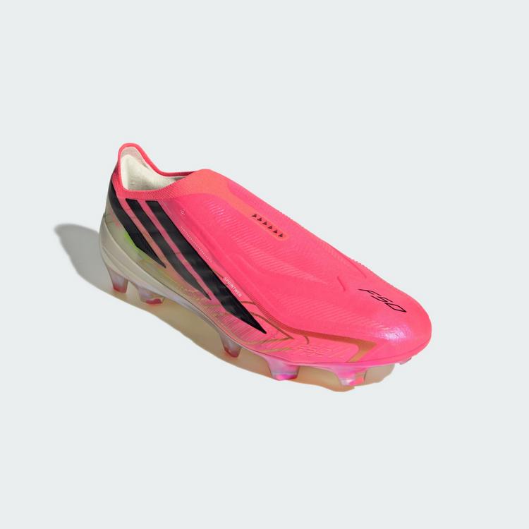 adidas adidas F50 HYPERFAST ELITE Fu&szlig;ballschuh, ohne Fu&szlig;ballschuhe - Solar Turbo / Core Black / Gold Metallic - 2 | SportScheck