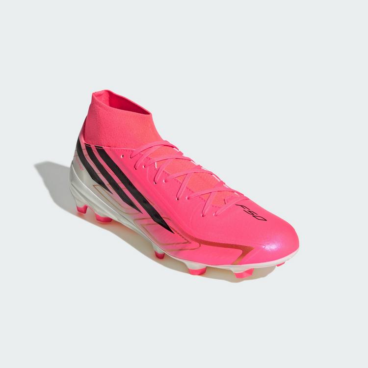 adidas adidas F50 HYPERFAST LEAGUE Fu&szlig;ballschuh, Fu&szlig;ballschuhe - Solar Turbo / Core Black / Gold Metallic - 2 | SportScheck