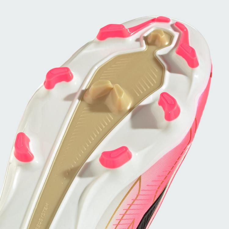 adidas adidas F50 HYPERFAST LEAGUE Fu&szlig;ballschuh, Fu&szlig;ballschuhe - Solar Turbo / Core Black / Gold Metallic - 5 | SportScheck