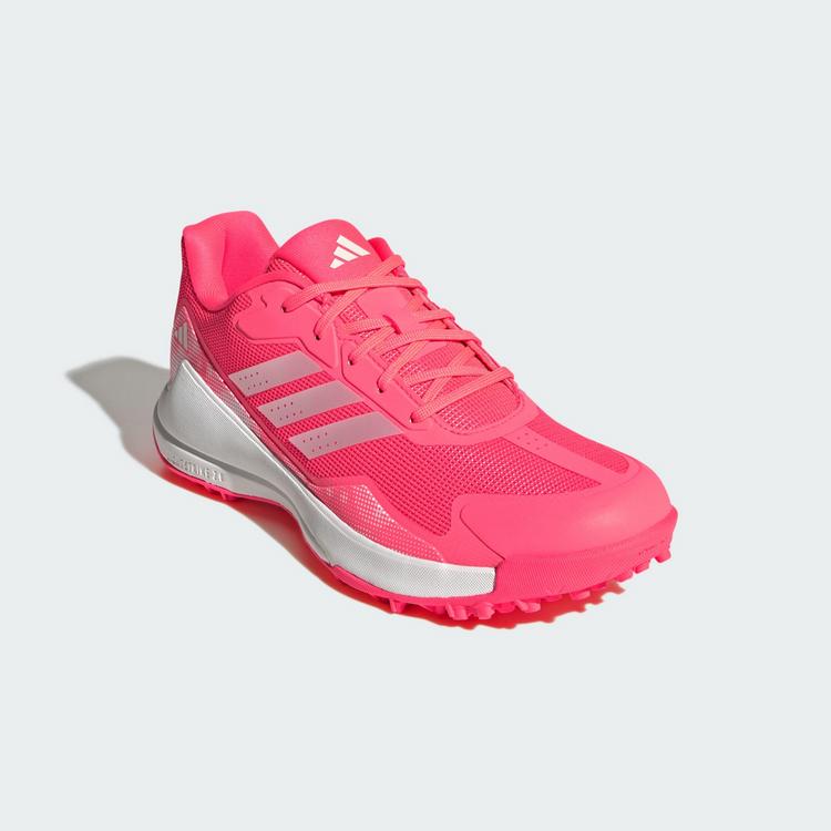 adidas adidas Fabela Zone Schuh Hallenschuhe Damen - Solar Turbo / Zero Metalic / Cloud White - 3 | SportScheck