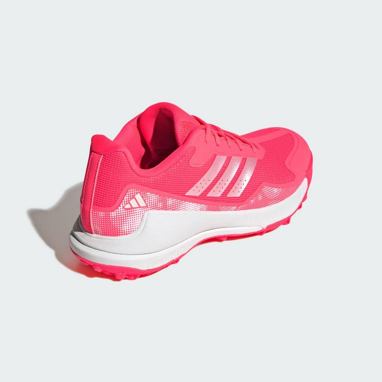 adidas adidas Fabela Zone Schuh Hallenschuhe Damen - Solar Turbo / Zero Metalic / Cloud White - 4 | SportScheck