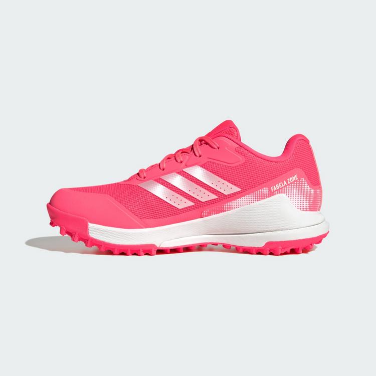 adidas adidas Fabela Zone Schuh Hallenschuhe Damen - Solar Turbo / Zero Metalic / Cloud White - 5 | SportScheck
