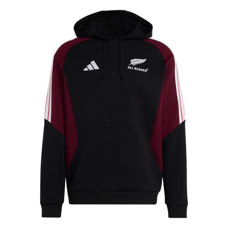 adidas adidas All Blacks Hoodie Hoodie Herren - All Black / Maroon - 0 | SportScheck