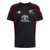 adidas All Blacks Performance T-Shirt T-Shirt Herren - All Black / Maroon