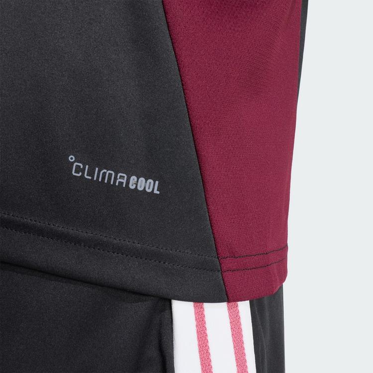 adidas adidas All Blacks Performance T-Shirt T-Shirt Herren - All Black / Maroon - 1 | SportScheck