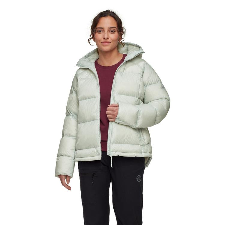 Mammut Mammut Glacier Glow IN Hooded Daunenjacke Damen - silver sage - 0 | SportScheck