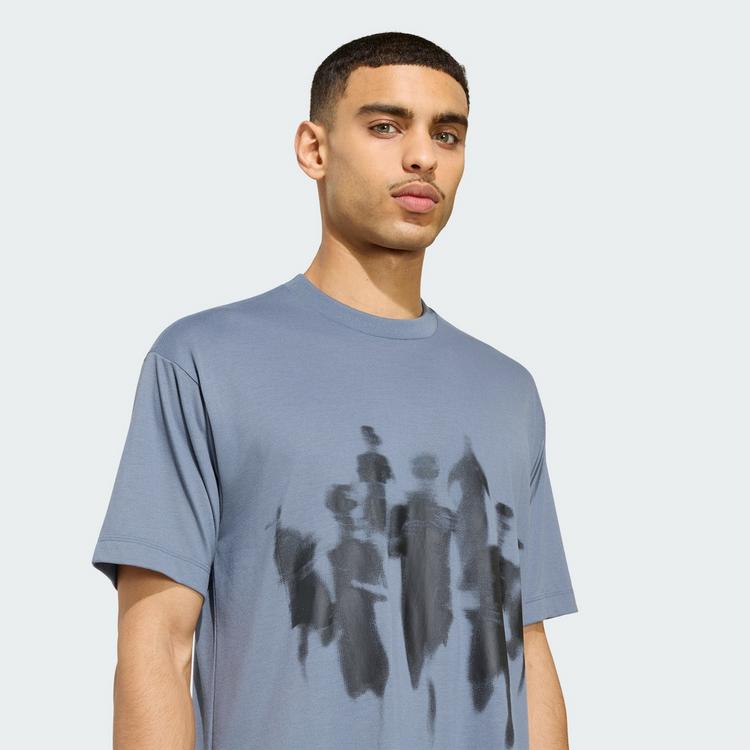 adidas adidas ADI365 Aspyre Running Grafik T-Shirt T-Shirt - Clear Onix / Black - 0 | SportScheck