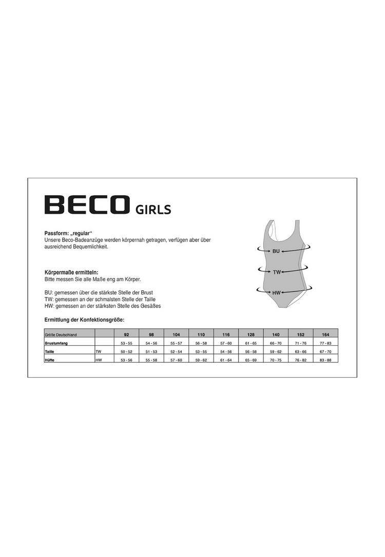 BECO BEERMANN BECO BEERMANN BECO-SEALIFE&reg; Badeanzug M&auml;dchen - gr&uuml;n schwarz - 4 | SportScheck