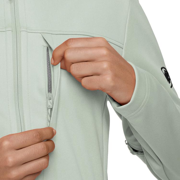 Mammut Mammut Ultimate VIII SO Hooded Softshelljacke Damen - silver sage - 0 | SportScheck