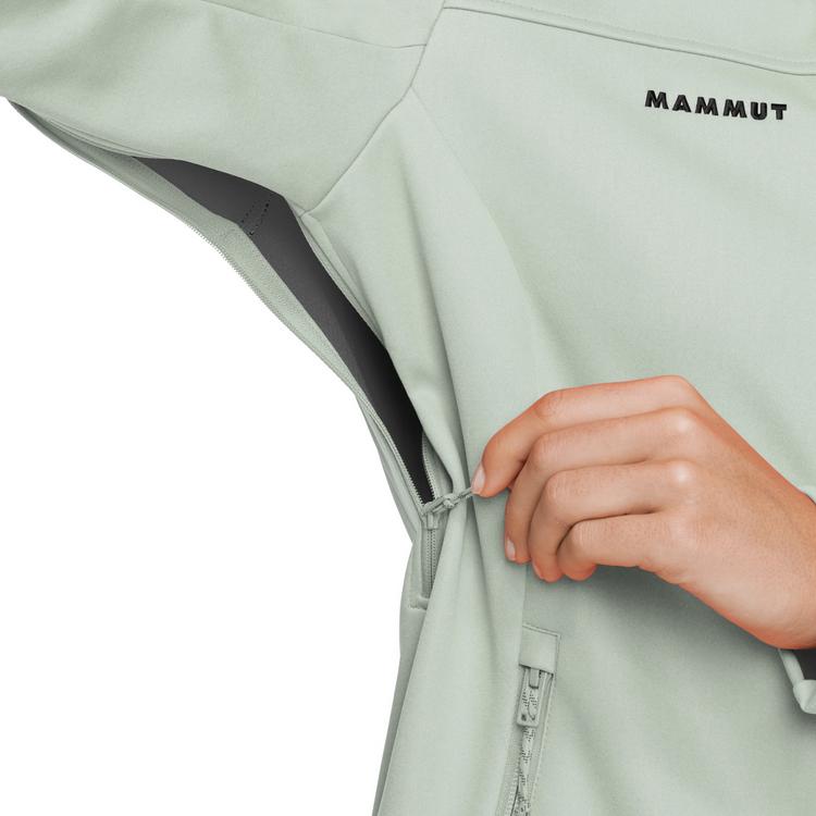 Mammut Mammut Ultimate VIII SO Hooded Softshelljacke Damen - silver sage - 1 | SportScheck