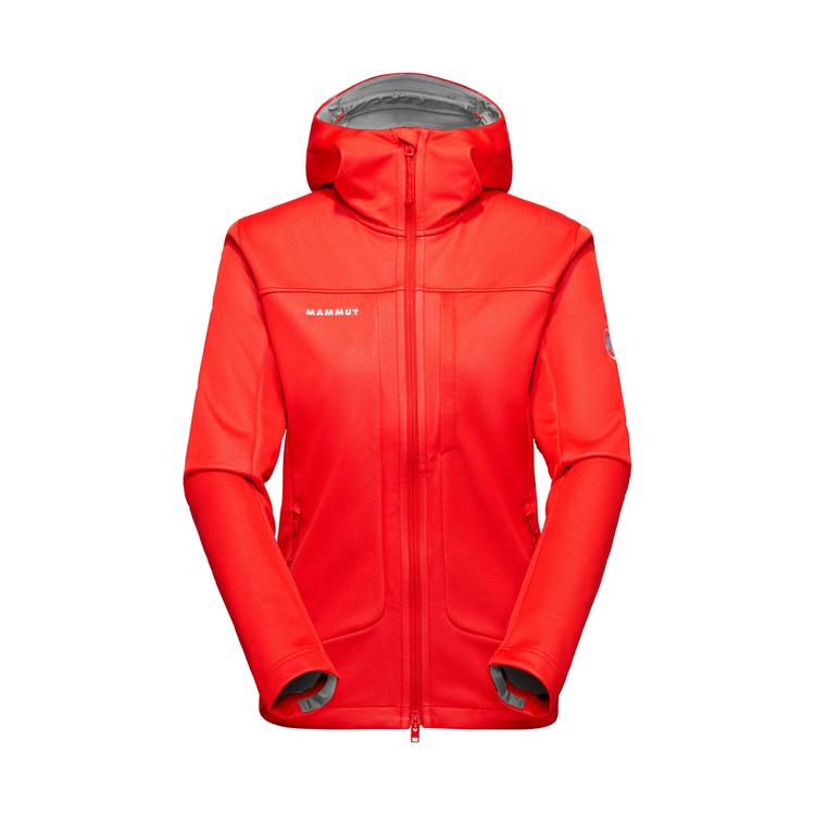 Mammut Mammut Ultimate VIII SO Hooded Softshelljacke Damen - mammut red - 0 | SportScheck