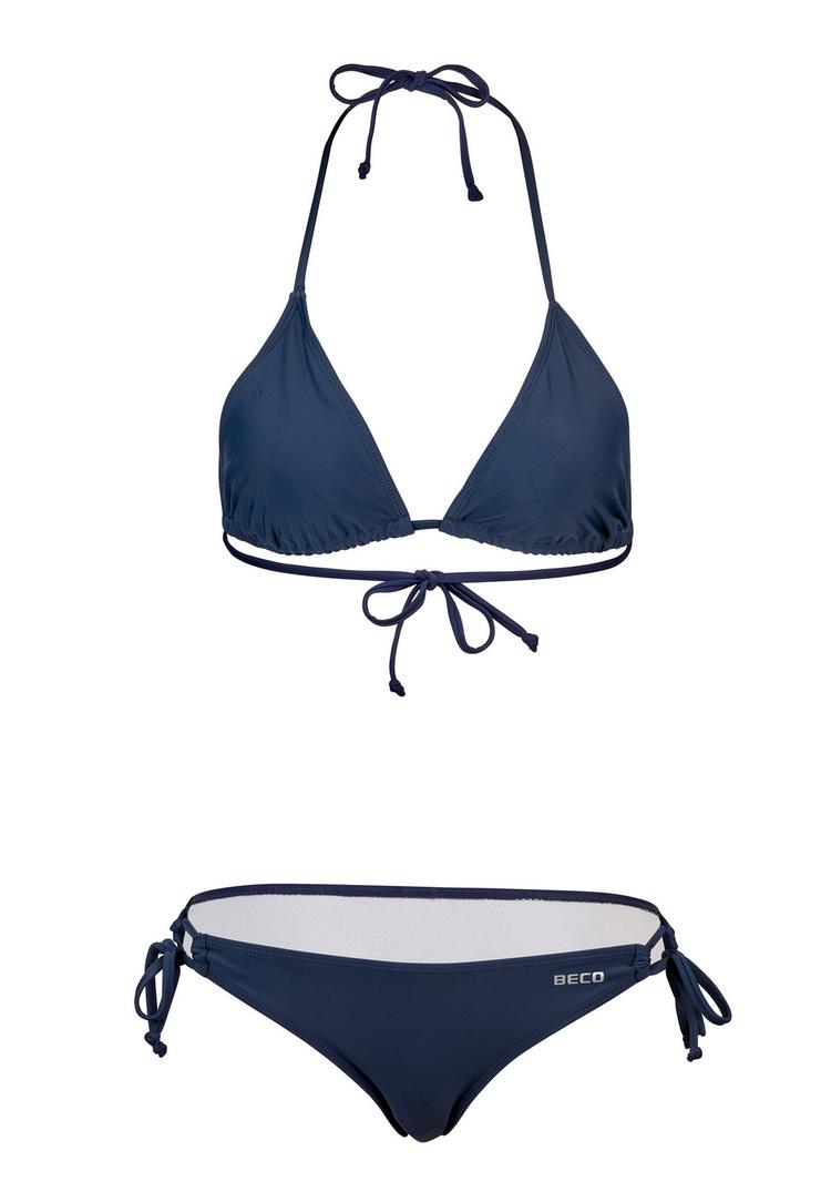 BECO BEERMANN BECO BEERMANN BECO-Basic Side Tie Triangle Bikini Bikini Set Damen - marine - 0 | SportScheck