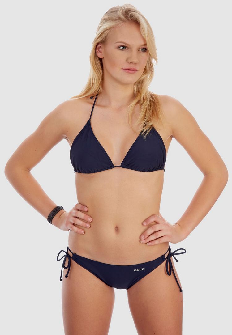 BECO BEERMANN BECO BEERMANN BECO-Basic Side Tie Triangle Bikini Bikini Set Damen - marine - 1 | SportScheck