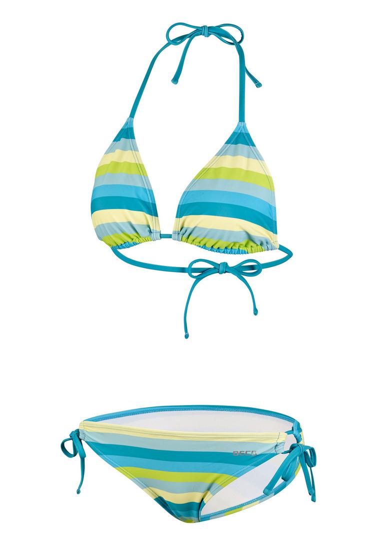 BECO BEERMANN BECO BEERMANN Fresh Stripes Bikini Set Damen - gr&uuml;n - 0 | SportScheck
