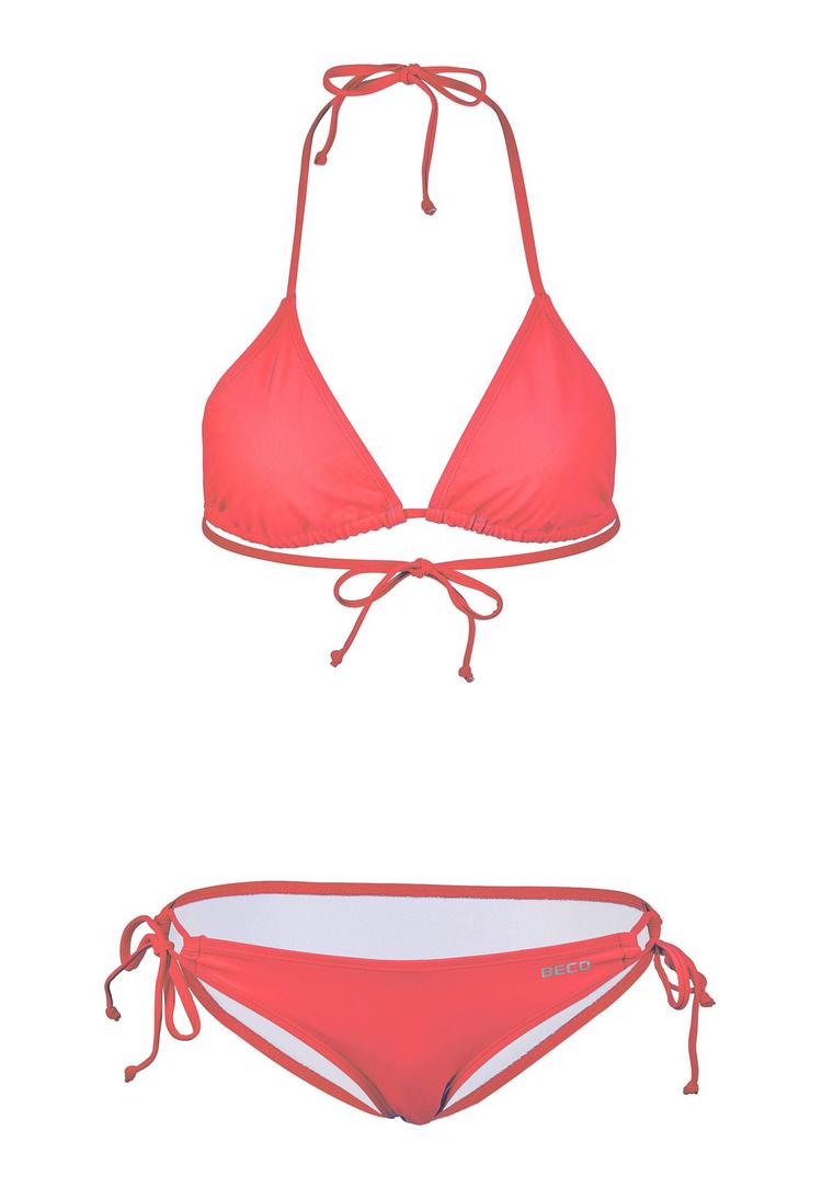 BECO BEERMANN BECO BEERMANN BECO-Basic Side Tie Triangle Bikini Bikini Set Damen - koralle - 0 | SportScheck