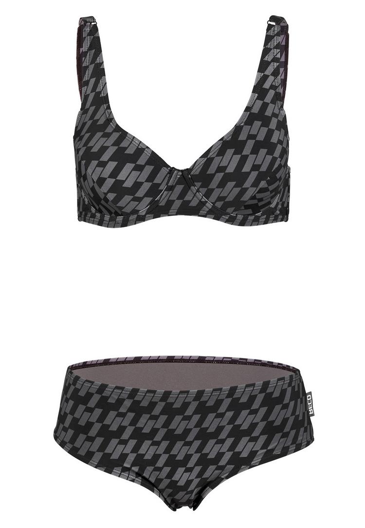BECO BEERMANN BECO BEERMANN Zebra Vibes Bikini Set Damen - schwarz-grau - 0 | SportScheck
