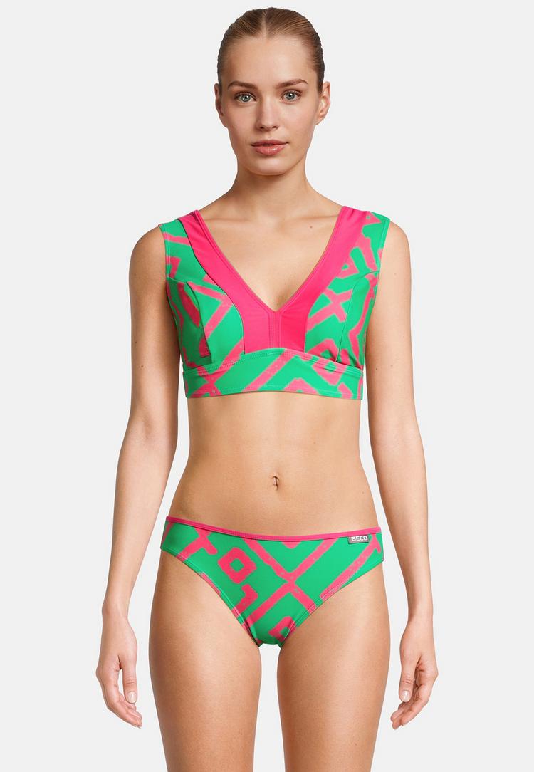 BECO BEERMANN BECO BEERMANN Inka Graphic Bikini Set Damen - pink-gr&uuml;n - 1 | SportScheck