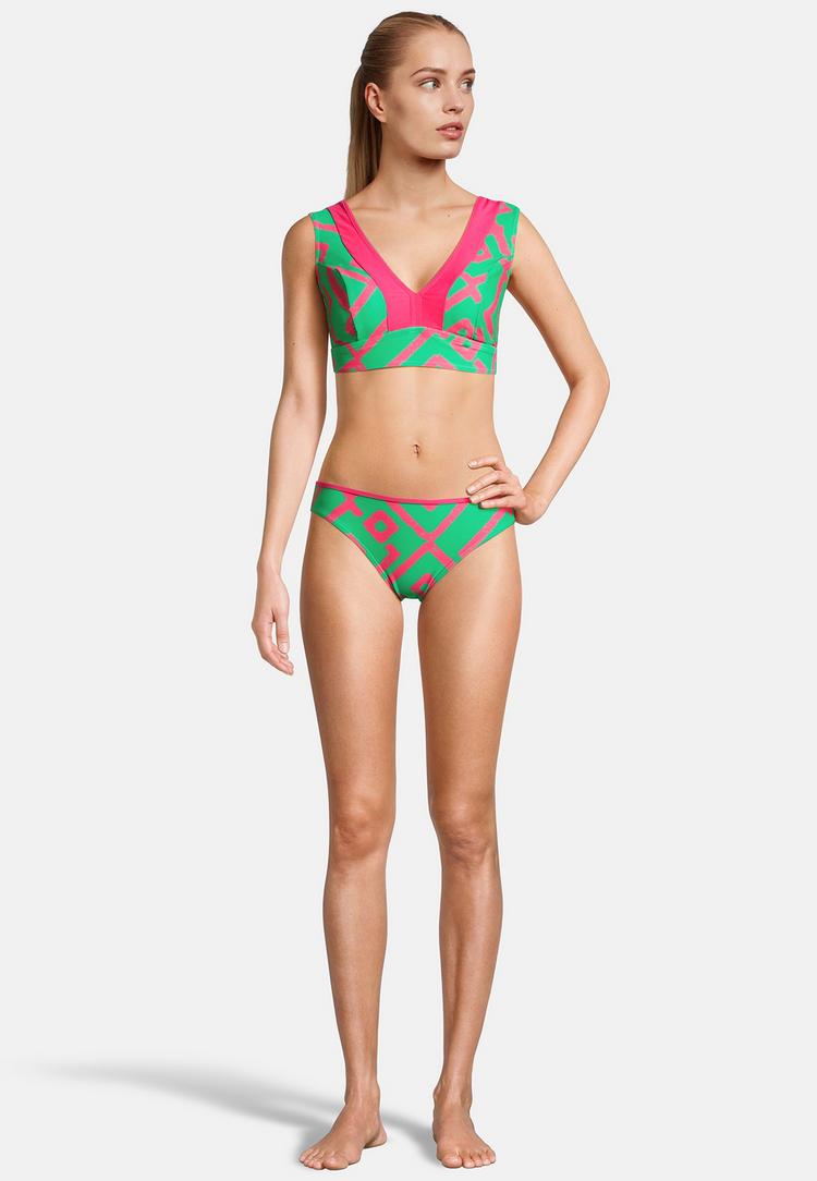 BECO BEERMANN BECO BEERMANN Inka Graphic Bikini Set Damen - pink-gr&uuml;n - 2 | SportScheck