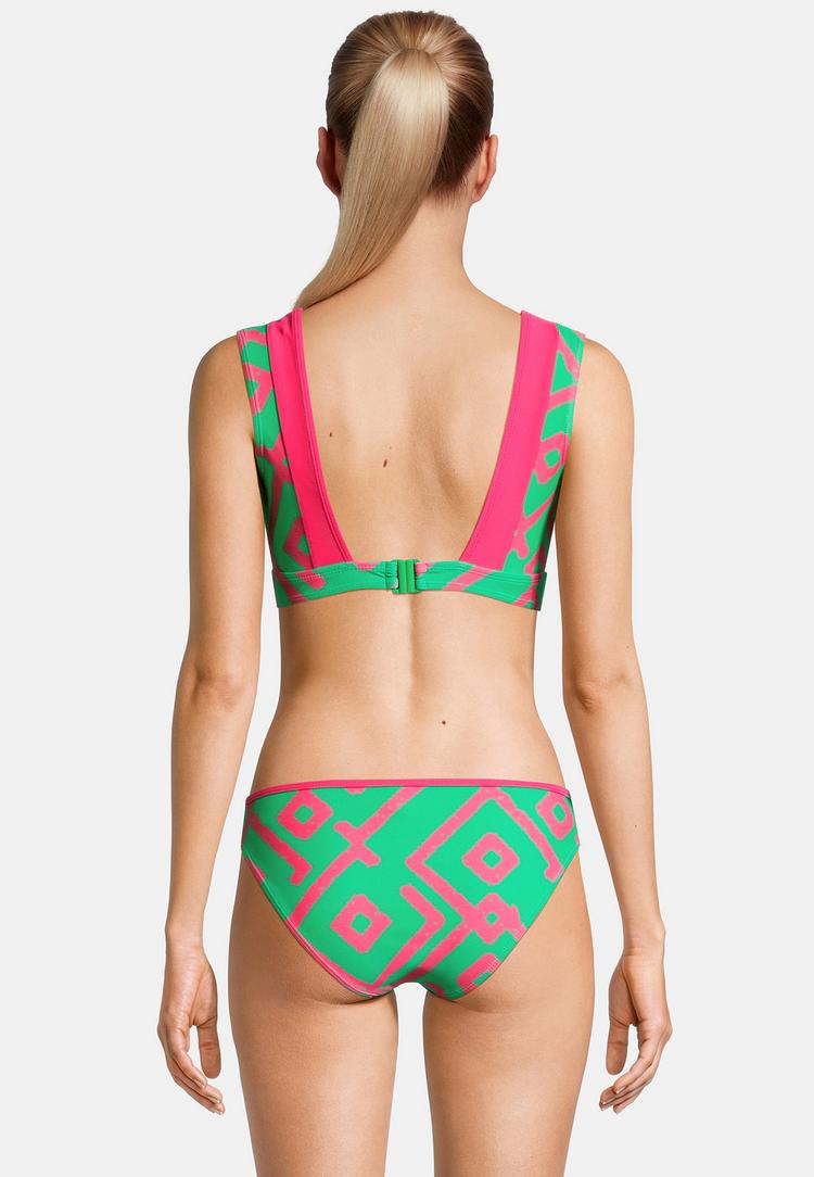 BECO BEERMANN BECO BEERMANN Inka Graphic Bikini Set Damen - pink-gr&uuml;n - 4 | SportScheck