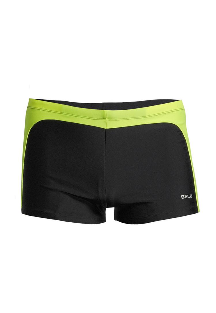 BECO BEERMANN BECO BEERMANN Square Leg Badehose "Side Flash" Badehose Herren - neongelb-schwarz - 0 | SportScheck