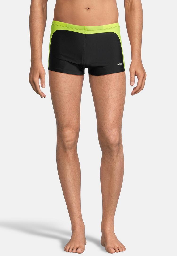 BECO BEERMANN BECO BEERMANN Square Leg Badehose "Side Flash" Badehose Herren - neongelb-schwarz - 2 | SportScheck