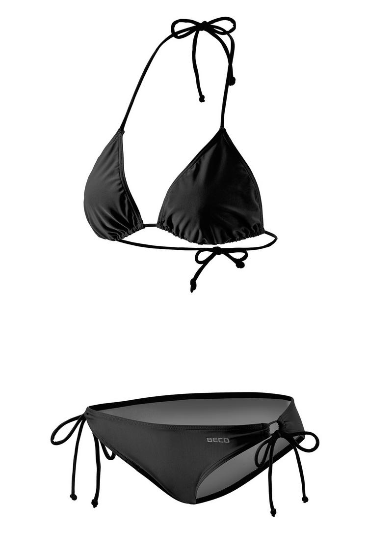 BECO BEERMANN BECO BEERMANN BECO-Basic Side Tie Triangle Bikini Bikini Set Damen - schwarz - 0 | SportScheck