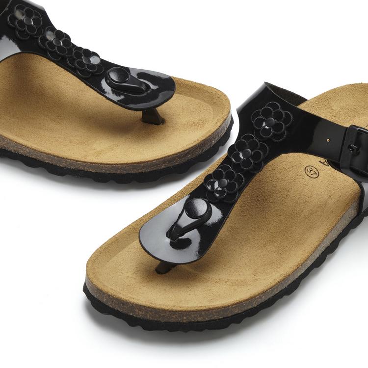Lascana Lascana Zehentrenner Zehentrenner Damen - schwarz Lack - 2 | SportScheck